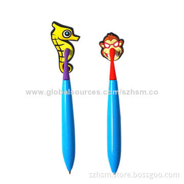 Custom Cheap Removable Cartoon Promotional Magnet Pens